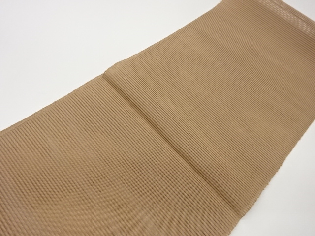  絽綴れ無地名古屋帯